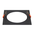 Numinos® XL caixa de montagem para encastrar, quadrada 240/180 mm preta