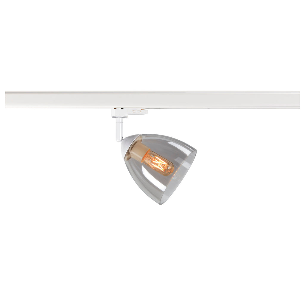 PARA CONE GL GU10, SPOT trifásico branco/transparente