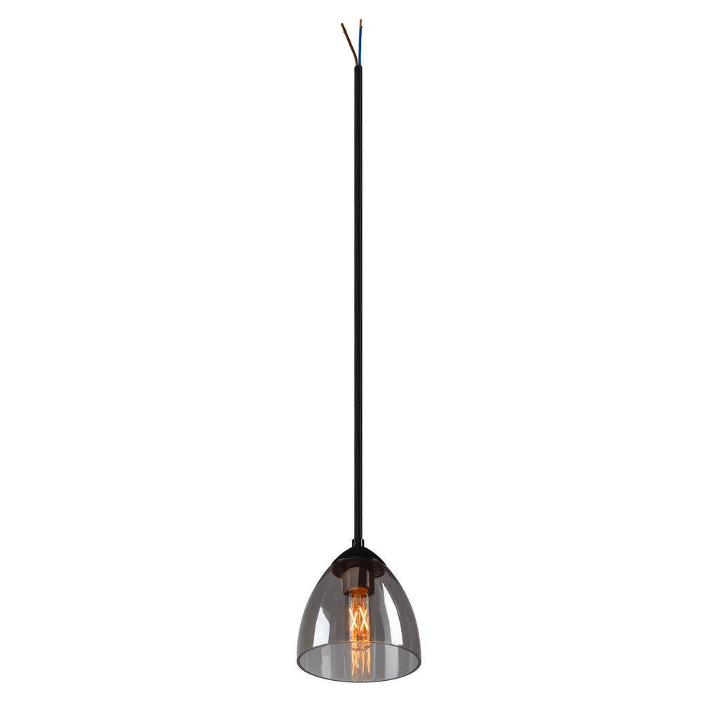 PARA CONE GL GU10, luminária suspensa preta/transparente