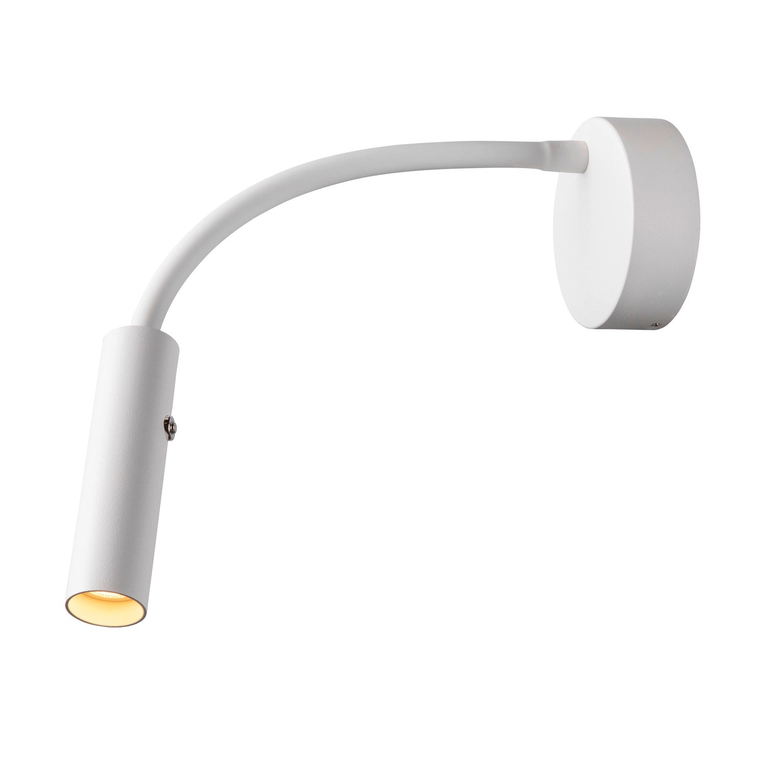 KARPO GOOSE, luminária saliente para a parede, branca 5,8 W 3000 K 40°