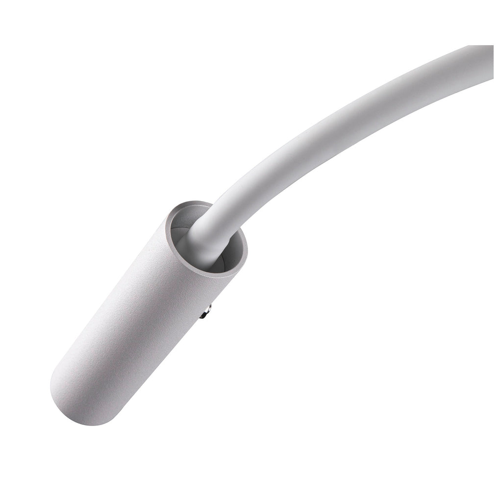 KARPO GOOSE, luminária saliente para a parede, branca 5,8 W 3000 K 40°