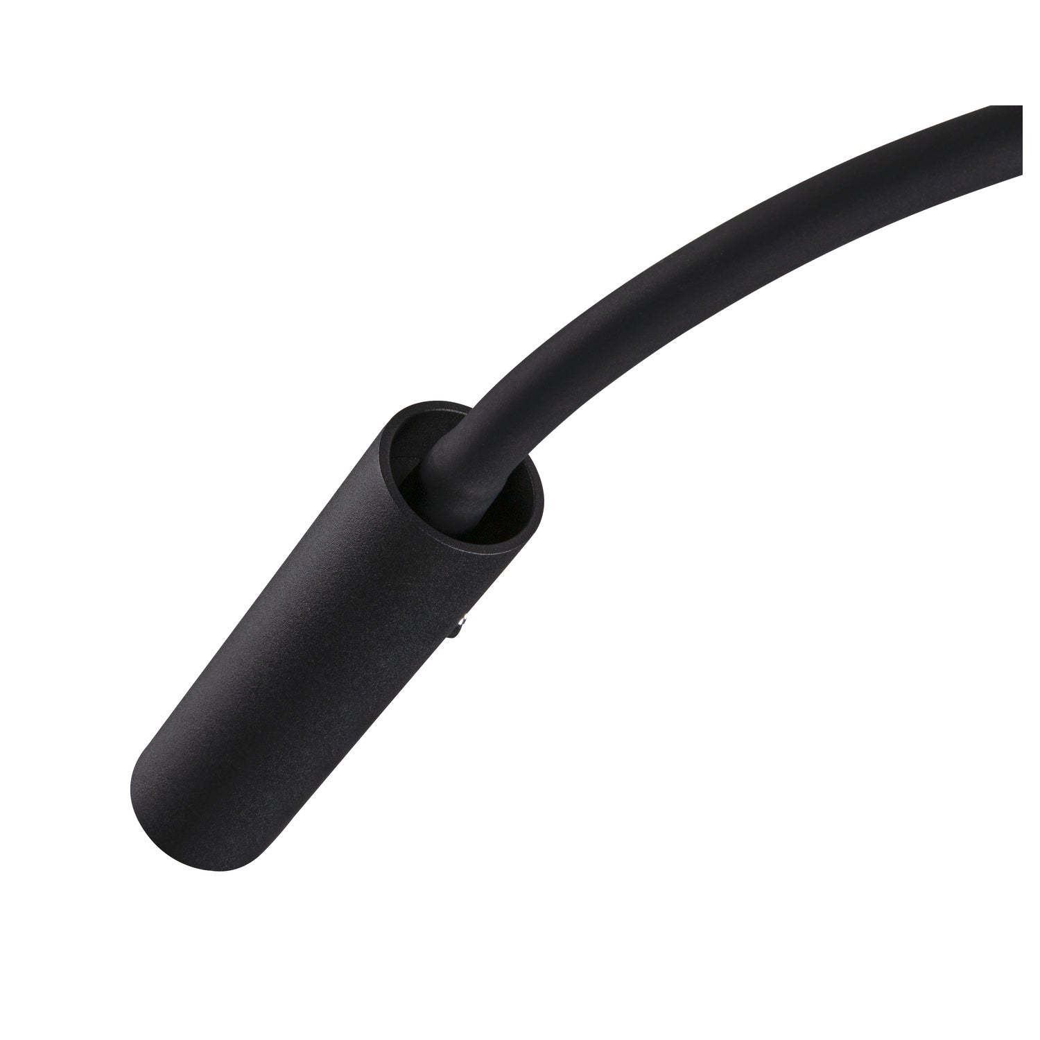 KARPO GOOSE, luminária saliente para a parede, preta 5,8 W 3000 K 40°