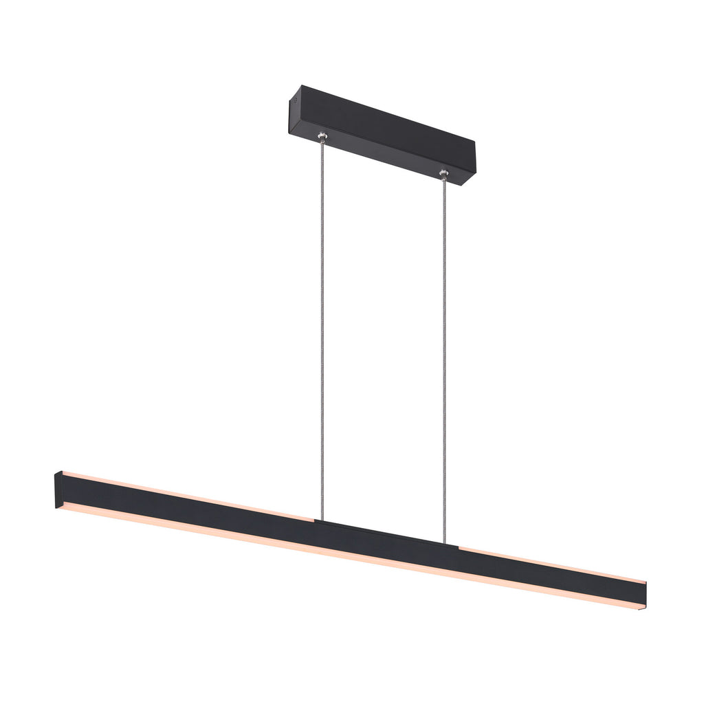 ONE LINEAR 100 PHASE up/down, luminária suspensa, preta 24 W 2700/3000 K