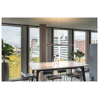 ONE LINEAR 100 PHASE up/down, luminária suspensa, preta 24 W 2700/3000 K