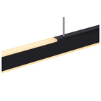 ONE LINEAR 100 PHASE up/down, luminária suspensa, preta 24 W 2700/3000 K