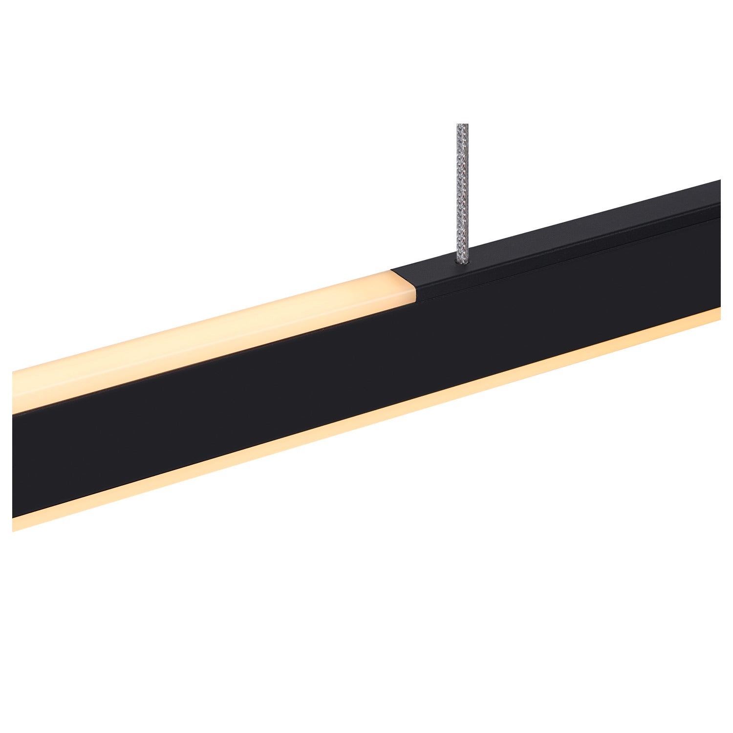 ONE LINEAR 100 PHASE up/down, luminária suspensa, preta 24 W 2700/3000 K