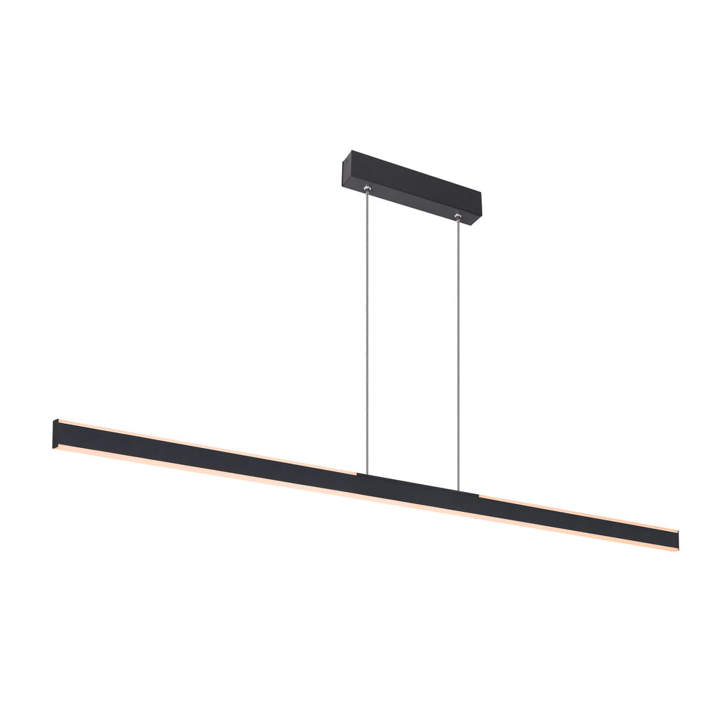 ONE LINEAR 140 PHASE up/down, luminária suspensa, preta 35 W 2700/3000 K