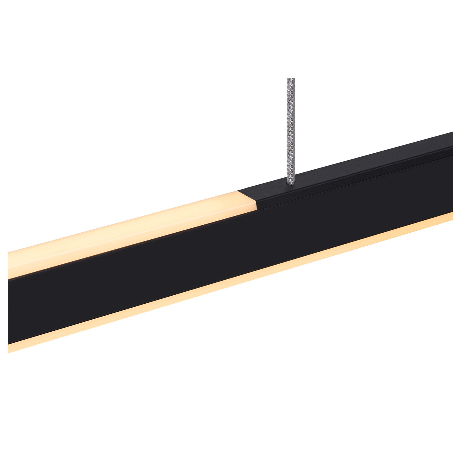 ONE LINEAR 140 PHASE up/down, luminária suspensa, preta 35 W 2700/3000 K