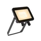 FLOODI M, luminária saliente para parede e teto, antracite/transparente 30 W 3000 K 100°
