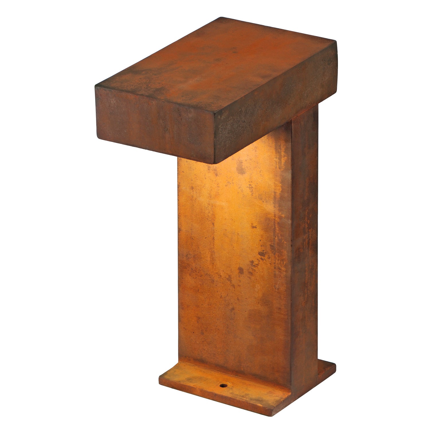 RUSTY® PATHLIGHT 40, luminária de pé LED Outdoor, cor de ferrugem, IP55, 3000 K