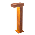 RUSTY® PATHLIGHT 70, luminária de pé LED Outdoor, cor de ferrugem, IP55, 3000 K