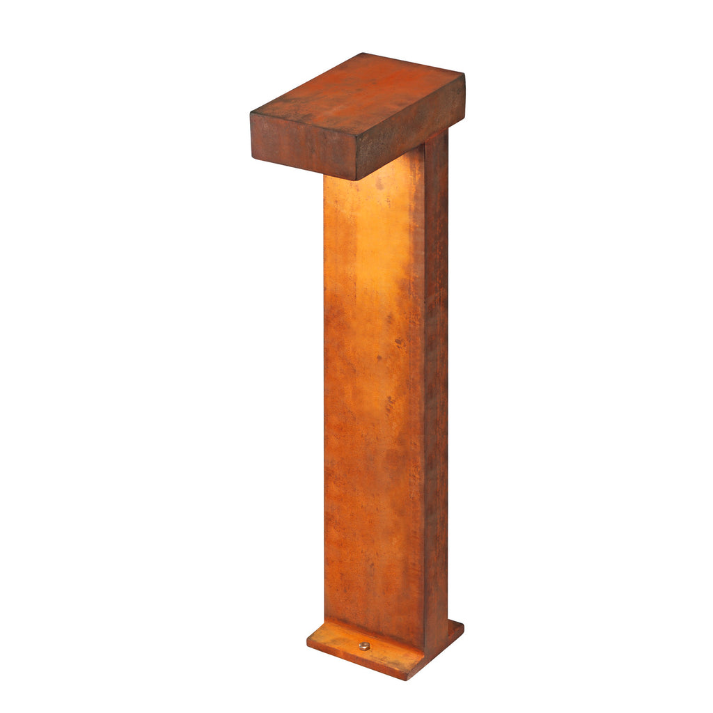 RUSTY® PATHLIGHT 70, luminária de pé LED Outdoor, cor de ferrugem, IP55, 3000 K