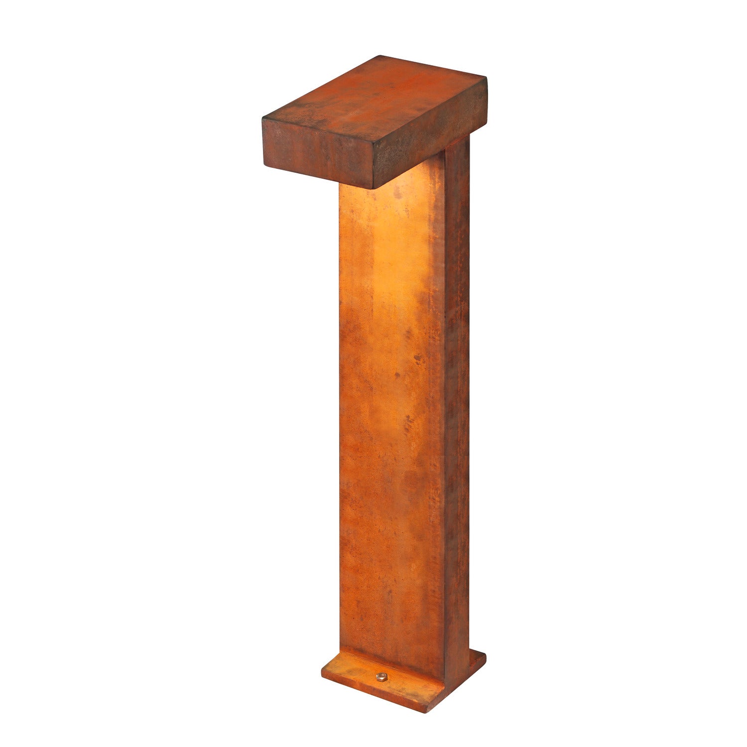 RUSTY® PATHLIGHT 70, luminária de pé LED Outdoor, cor de ferrugem, IP55, 3000 K