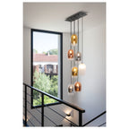 PANTILO OVAL PD, E27 Luminária suspensa, dourada