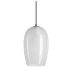 PANTILO OVAL PD, E27 Luminária suspensa, polida com jato de branca/cromada