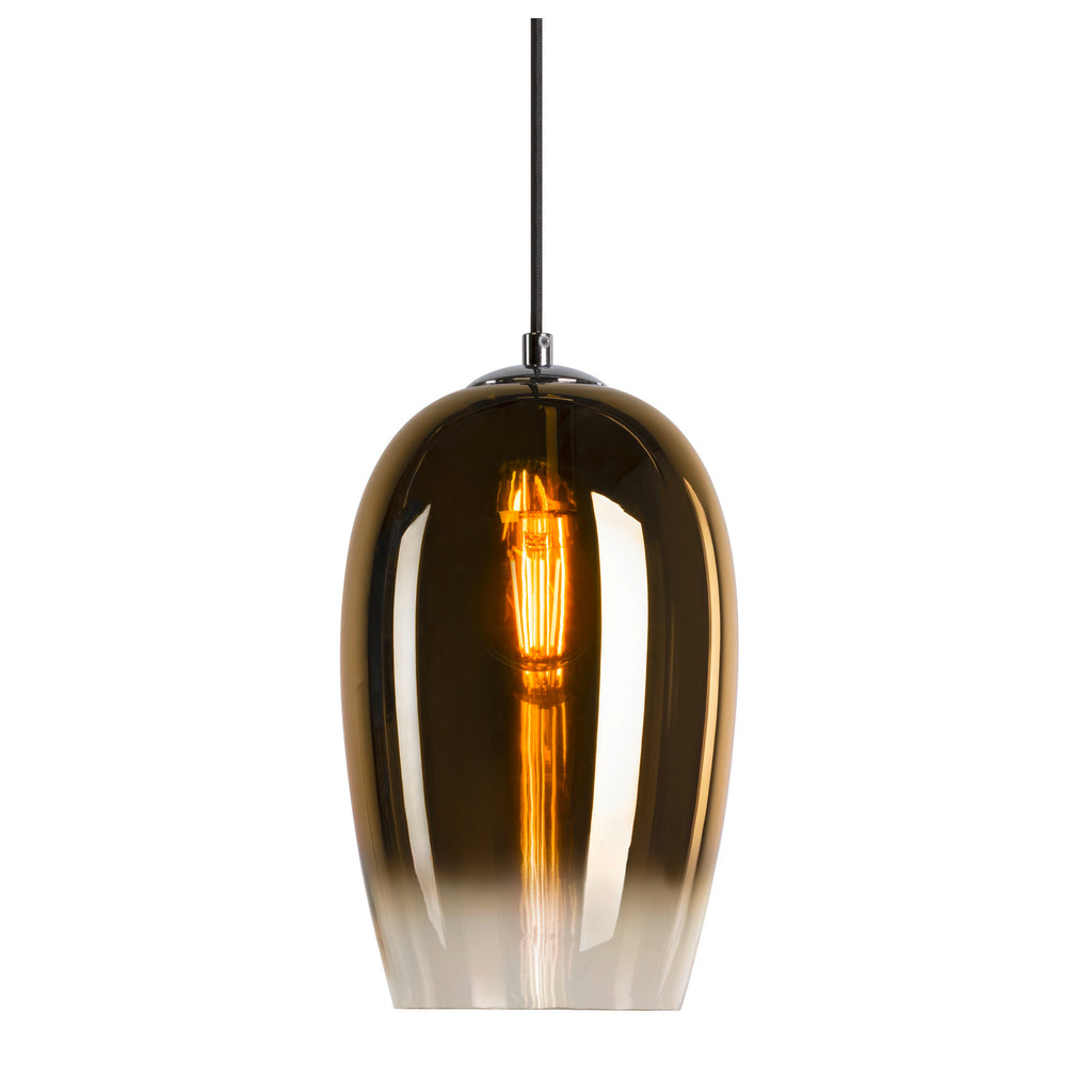 PANTILO OVAL PD, E27 Luminária suspensa, dourada