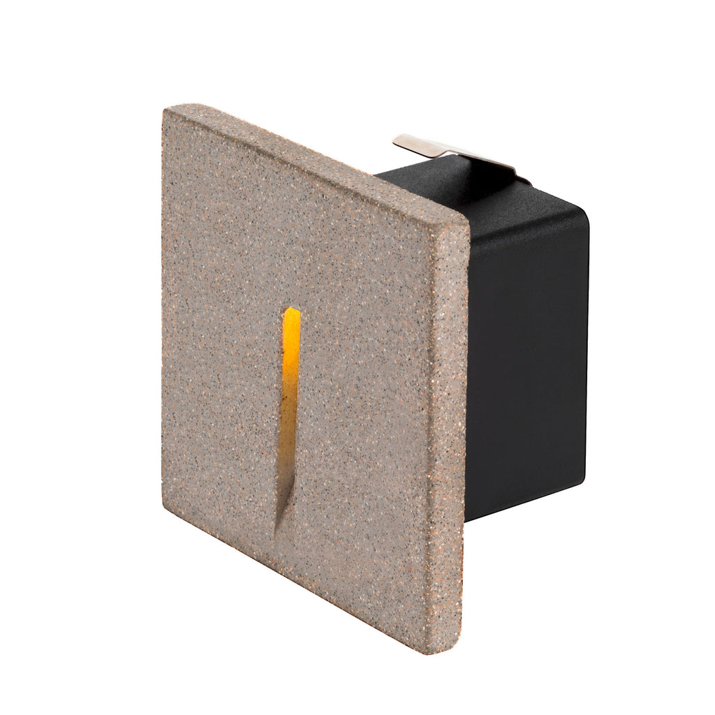 CONCRETO EL, luminária para encastrar na parede cinzento, 3,2 W, 15 lm, 3000 K