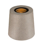 CONCRETO FL, Luminária de pé, redonda, GU10 cinzenta 10 W
