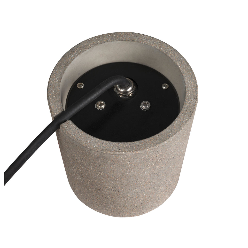 CONCRETO FL, Luminária de pé, redonda, GU10 cinzenta 10 W