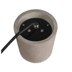 CONCRETO FL, Luminária de pé, redonda, GU10 cinzenta 10 W