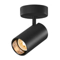 ASTO TUBE, Spot, cilíndrica, máx. 1x10 W, preto