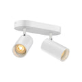ASTO TUBE, luminária saliente para teto, cilíndrica, máx. 2x 10 W, branco