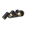 ASTO TUBE, luminária saliente para teto, cilíndrica, GU10, máx. 3x10 W, preto