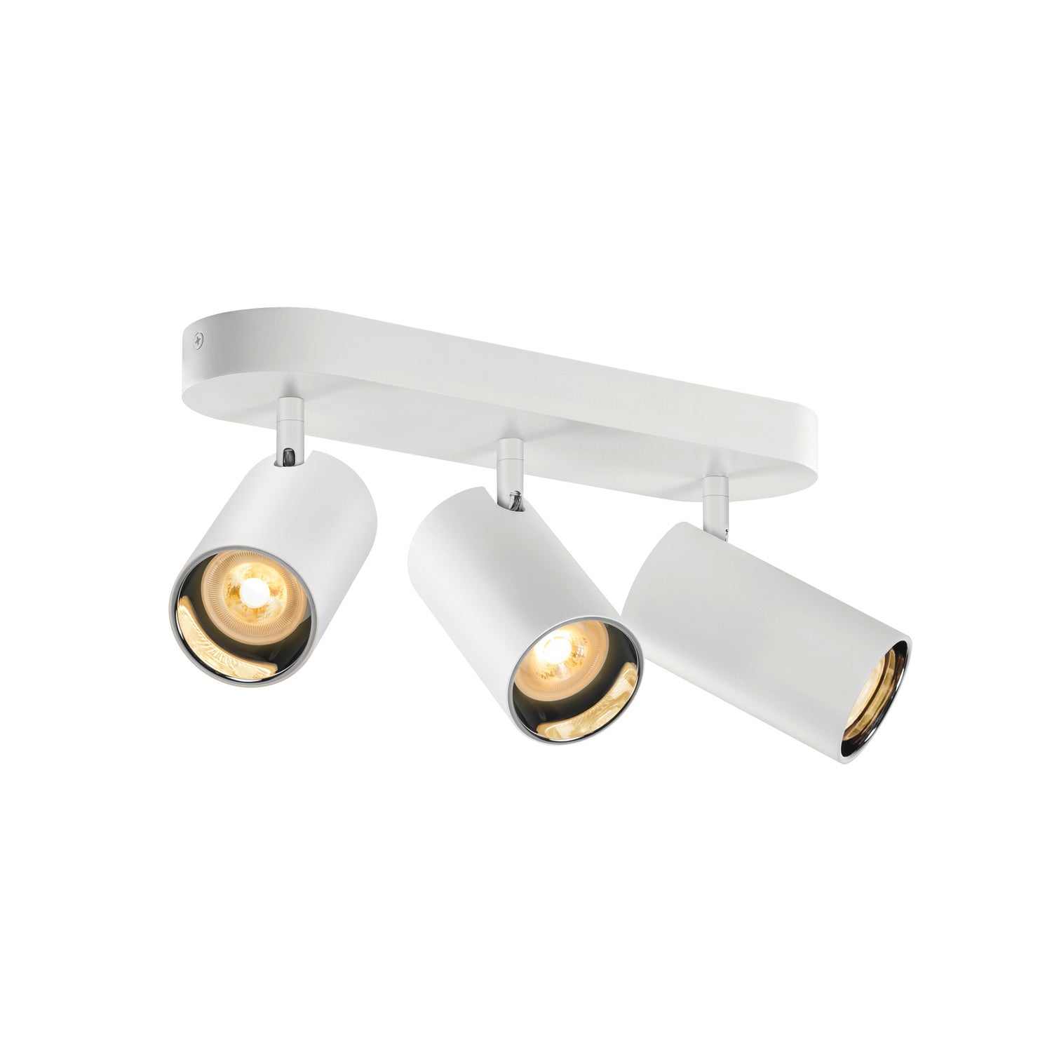 ASTO TUBE, luminária saliente para teto, cilíndrica, máx. 3x 10 W, branco