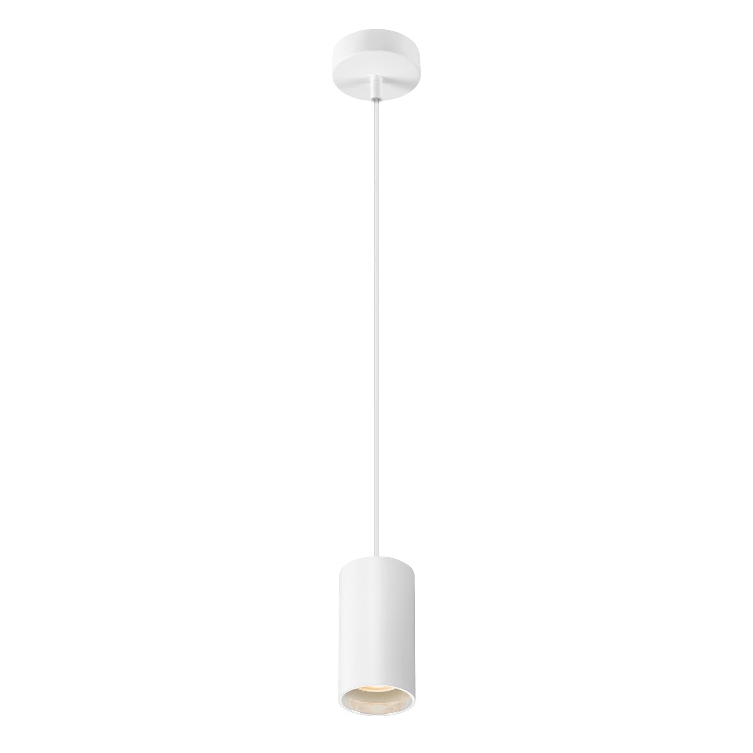 ASTO TUBE, luminária suspensa, GU10, comprimento da suspensão 250 cm, máx. 10 W, branco