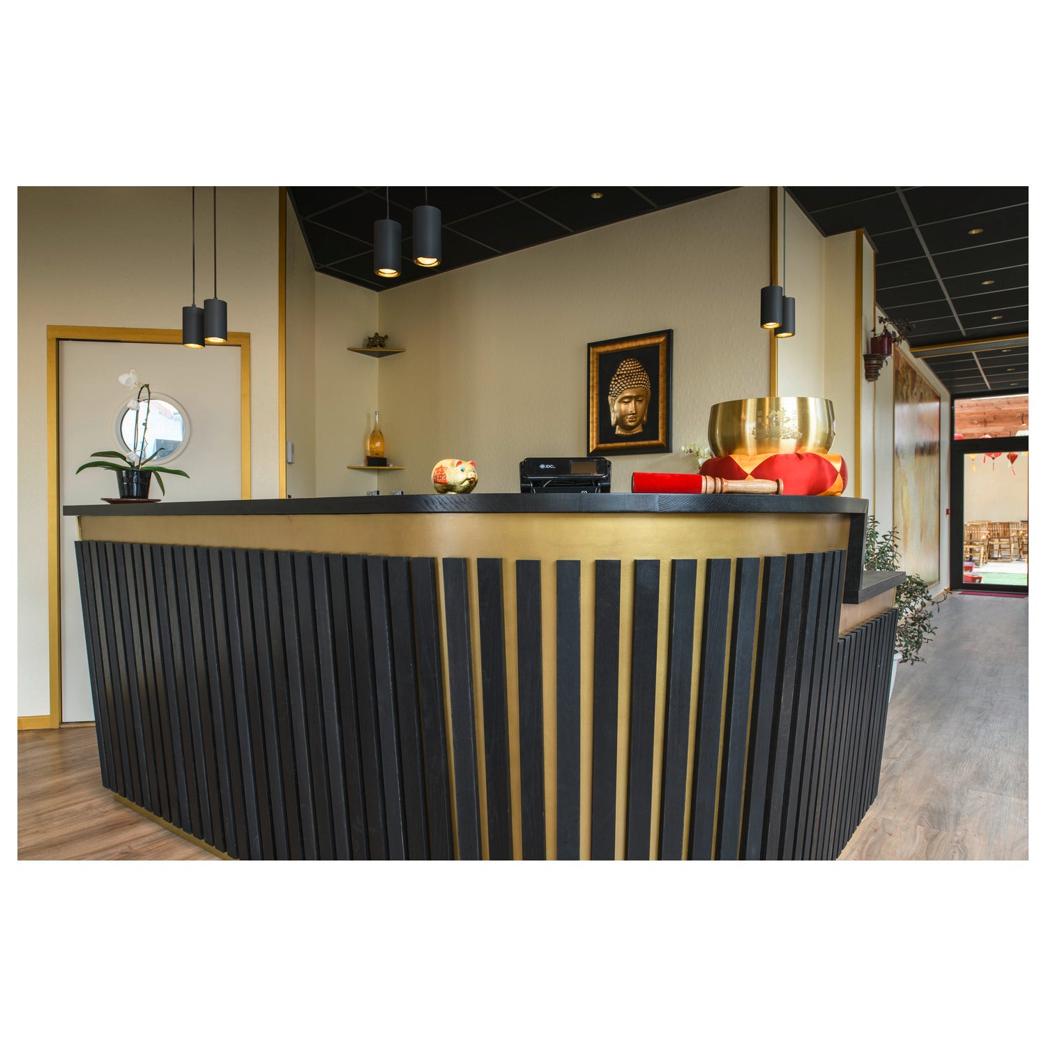 ASTO TUBE, luminária suspensa, GU10, comprimento da suspensão 250 cm, máx. 2x10 W, preto