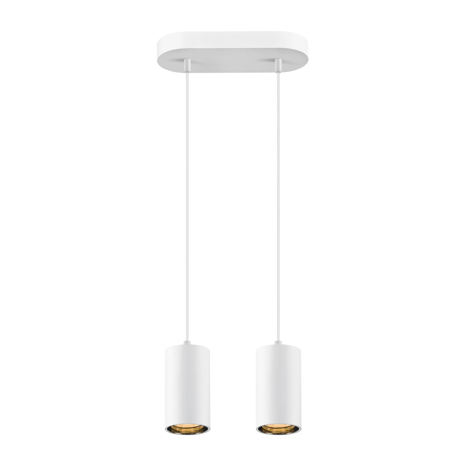 ASTO TUBE, luminária suspensa, GU10, comprimento da suspensão 250 cm, máx. 2x10 W, branco