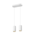 ASTO TUBE, luminária suspensa, GU10, comprimento da suspensão 250 cm, máx. 2x10 W, branco