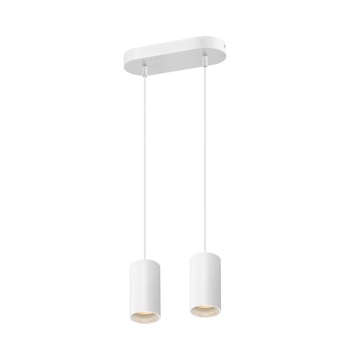 ASTO TUBE, luminária suspensa, GU10, comprimento da suspensão 250 cm, máx. 2x10 W, branco