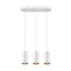 ASTO TUBE, luminária suspensa, GU10, comprimento da suspensão 250 cm, máx. 3x10 W, branco