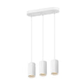 ASTO TUBE, luminária suspensa, GU10, comprimento da suspensão 250 cm, máx. 3x10 W, branco