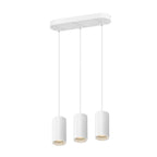 ASTO TUBE, luminária suspensa, GU10, comprimento da suspensão 250 cm, máx. 3x10 W, branco