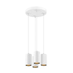 ASTO TUBE, luminária suspensa, GU10, comprimento da suspensão 250 cm, máx. 4x10 W, branco