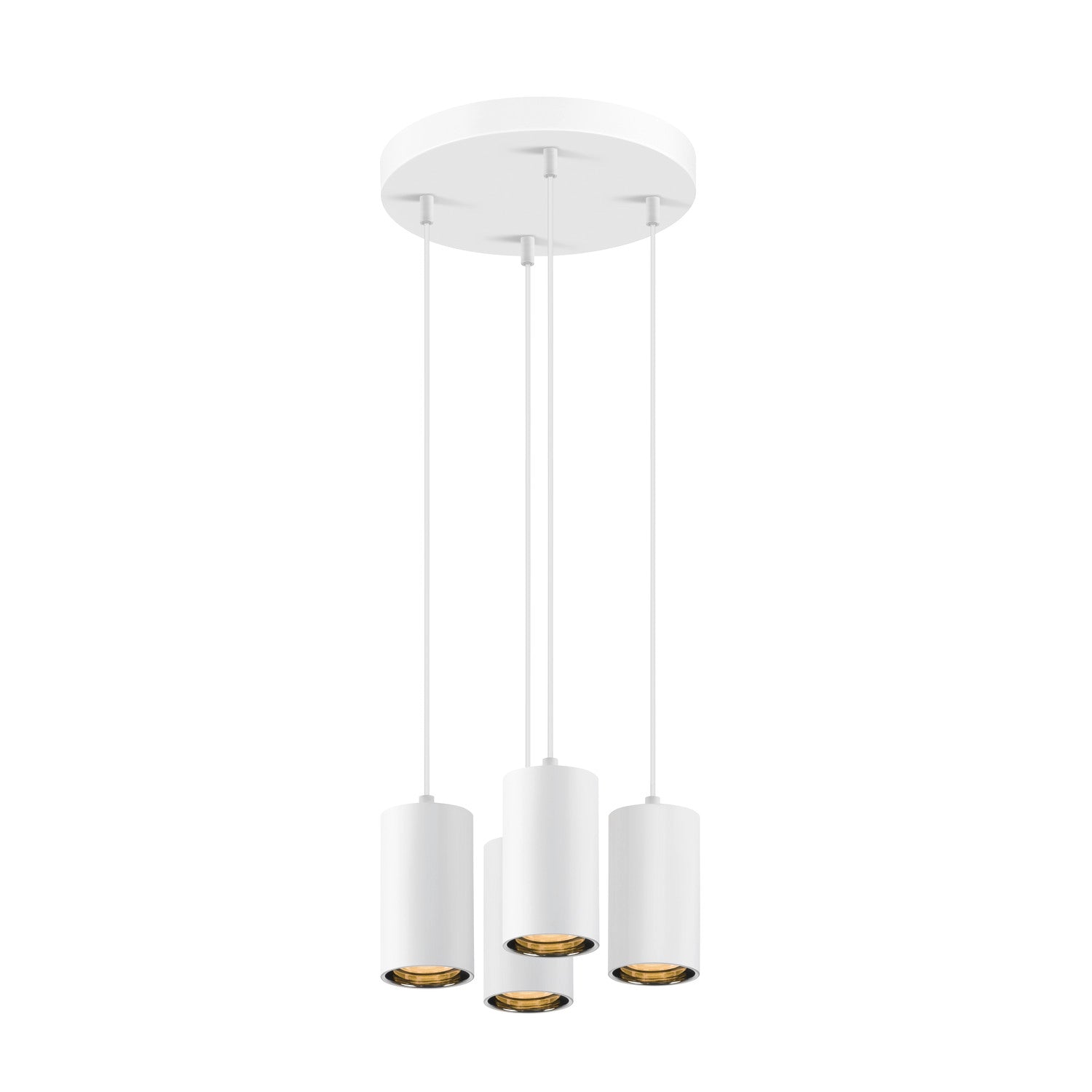 ASTO TUBE, luminária suspensa, GU10, comprimento da suspensão 250 cm, máx. 4x10 W, branco