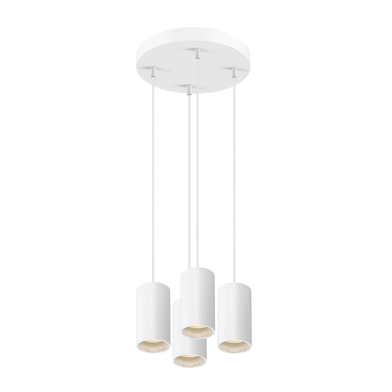 ASTO TUBE, luminária suspensa, GU10, comprimento da suspensão 250 cm, máx. 4x10 W, branco