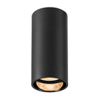 ASTO TUBE, luminária saliente para teto, cilíndrica, GU10, máx. 1x10 W, preto