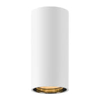 ASTO TUBE, luminária saliente para teto, cilíndrica, máx. 1x 10 W, branco