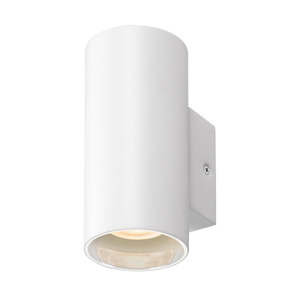 ASTO TUBE, luminária saliente para a parede, cilíndrica, máx. 1x10 W, branco