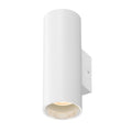 ASTO TUBE, luminária saliente para a parede, cilíndrica, máx. 2x10 W, branco