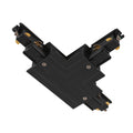 S-TRACK SYSTEM - Conector T, S-TRACK Calha eletrificada de montagencastrada trifásica, terra interior lado esquerdo, capacidade de alimentação, DALI, PHASE, preto