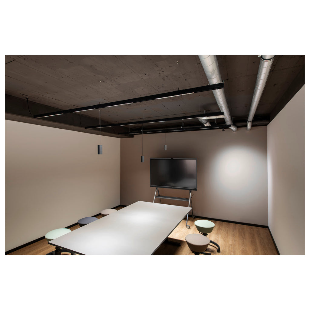 48V SYSTEM - NUMINOS® XS 48V TRACK DALI, Candeeiro suspenso, preto / branco, 8,7 W, 750 lm, 4000 K, CRI 90, 20°