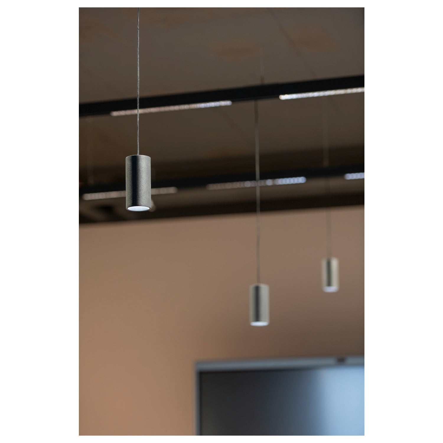 48V SYSTEM - NUMINOS® XS 48V TRACK DALI, Candeeiro suspenso, preto / branco, 8,7 W, 750 lm, 4000 K, CRI 90, 20°