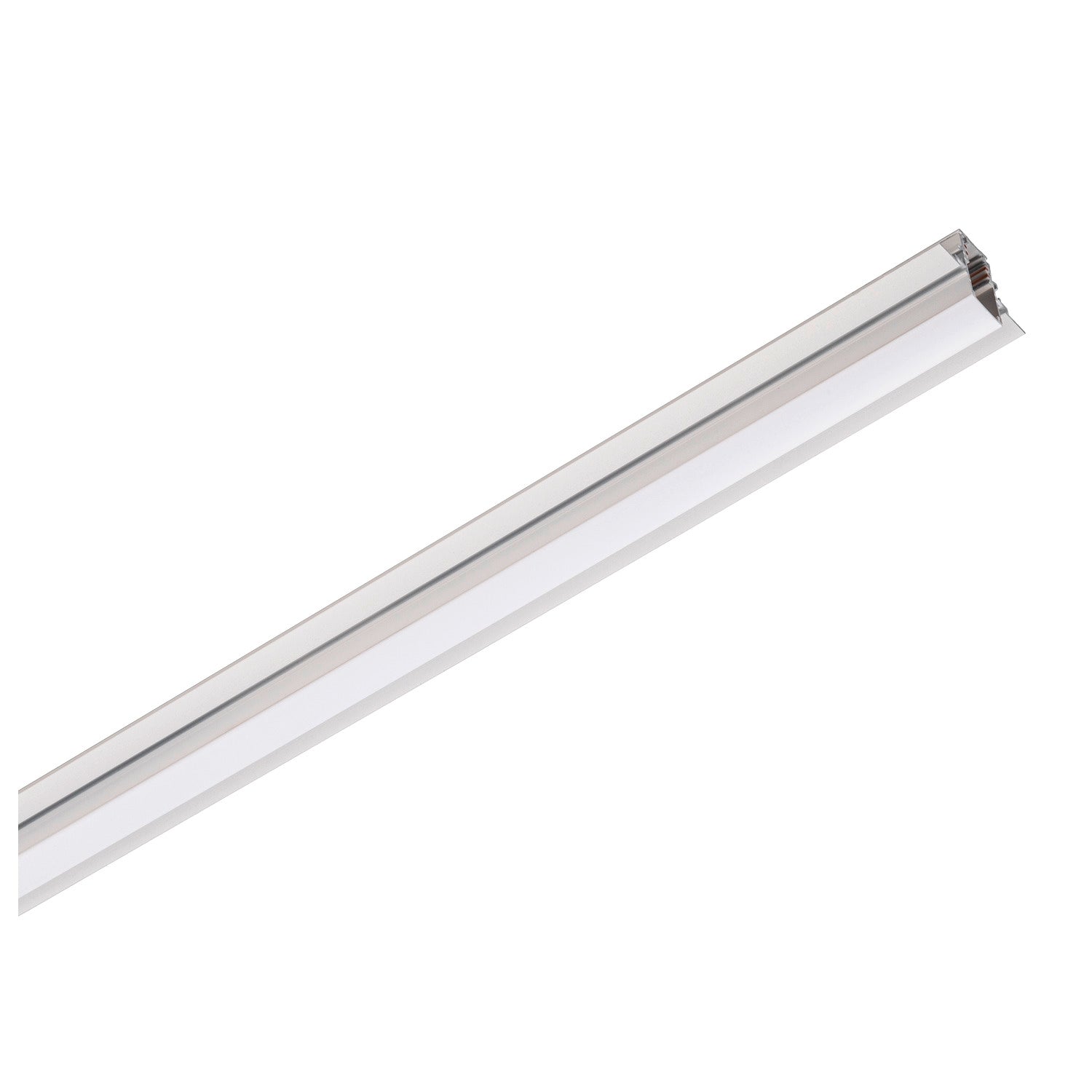 48V SYSTEM - Calha eletrificada de montagem encastrada de 4 m, 48 V TRACK, branco, DALI