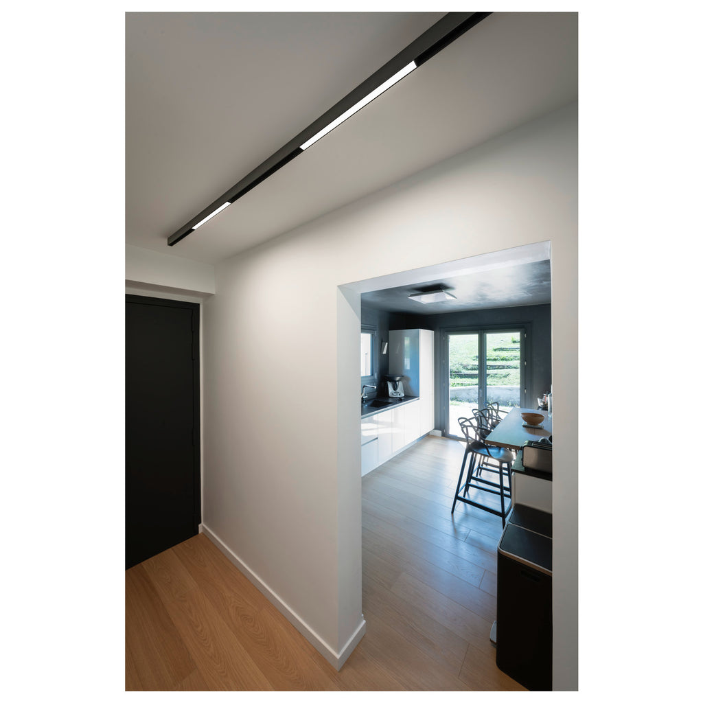48V SYSTEM - IN-LINE 22 48V TRAC K, opal, DALI, Spot, preto / preto, 7.3 W, 680 lm, 4000 K, CRI 90, 95°