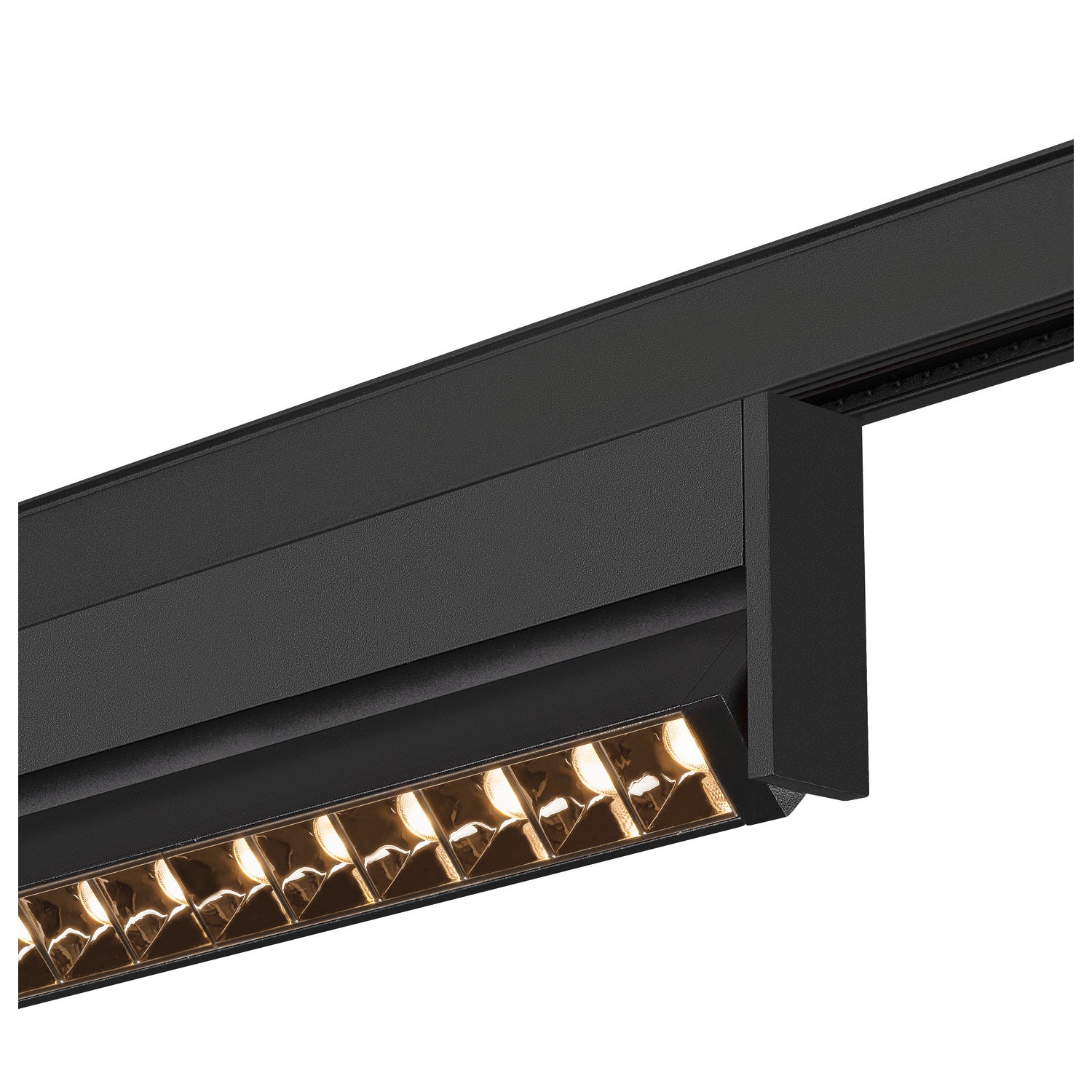 48V SYSTEM - IN-LINE 46 48 V TRACK, Move DALI, Darklight Reflector, Spot, preto/preto, 14 W, 1180 lm, 2700 K, CRI 90, 35°