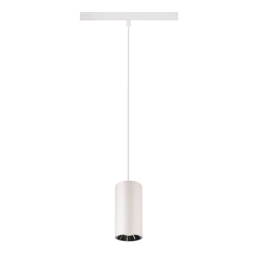 48V SYSTEM - NUMINOS® S 48V TRACK DALI, Candeeiro suspenso, branco / cromado, 16 W, 1350 lm, 4000 K, CRI 90, 20°